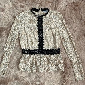 NWOT FASHION NOVA LACE BLOUSE